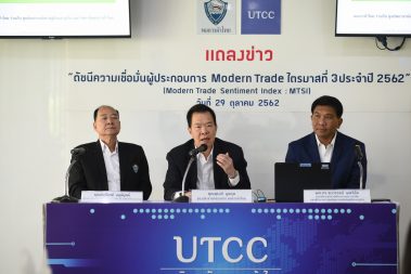 แถลงข่าวดัชนีความเชื่อมั่นผู้ประกอบการ