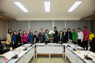 ต้อนรับผู้ว่าการสถาบันวิจัยวิทยาศาสตร์และเทคโนโลยีแห่งประเทศไทย (วว.)