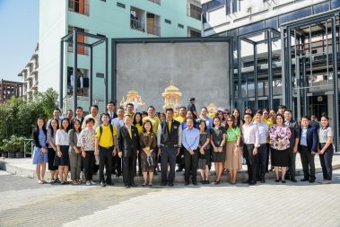 พิธีทำบุญตักบาตรเนื่องวันขึ้นปีใหม่ พุทธศักราช 2563