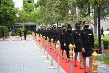 พิธีประดับปีกของน้องๆ รุ่นที่ 6 สาขาการจัดการธุรกิจสายการบิน คณะการท่องเที่ยวและอุตสาหกรรมบริการ ในรั้ว UTCC