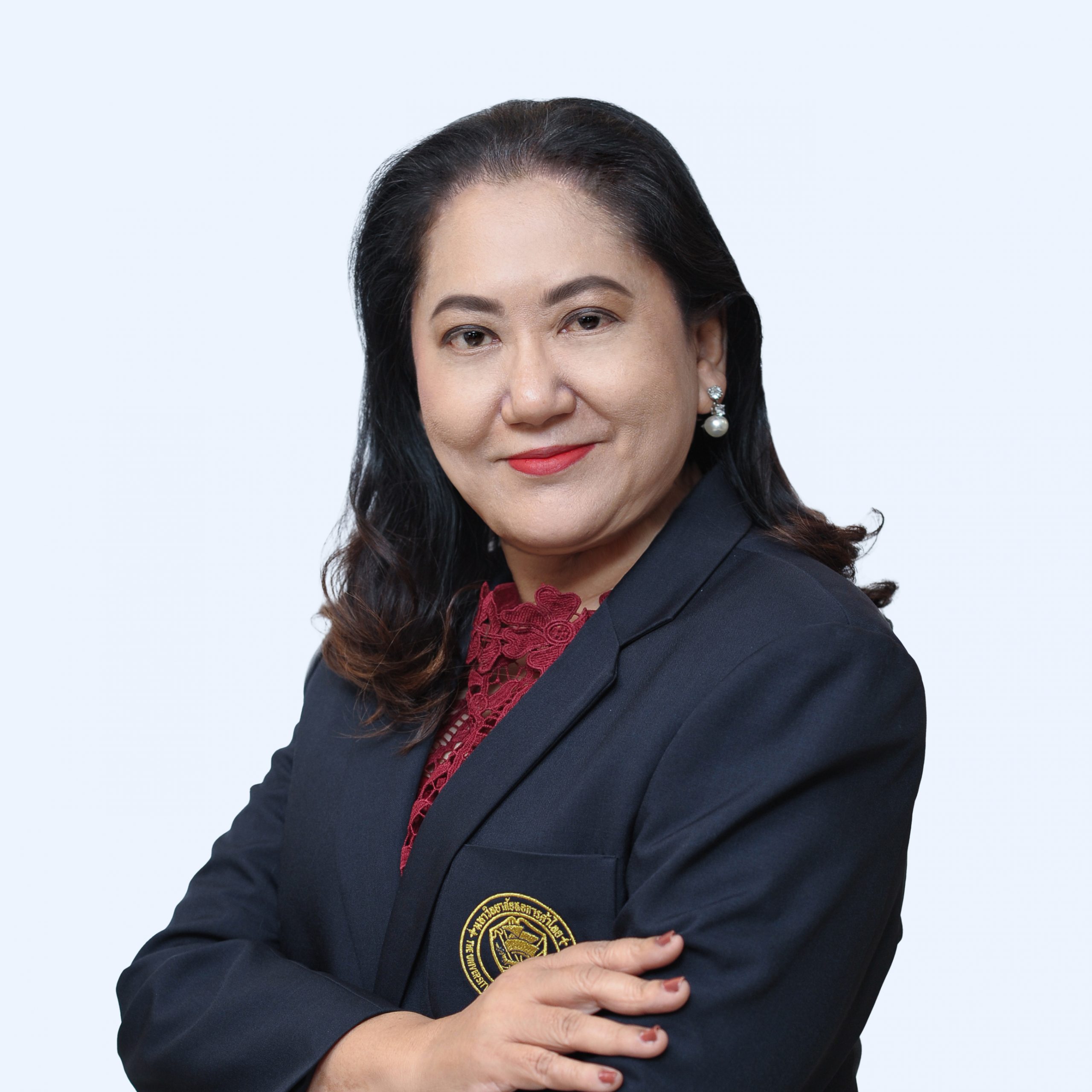 ผู้บริหาร ม.หอการค้าไทย อาจารย์วงเดือน สิมะโชคดี รองอธิการบดีฝ่ายบริหาร ม.หอการค้าไทย