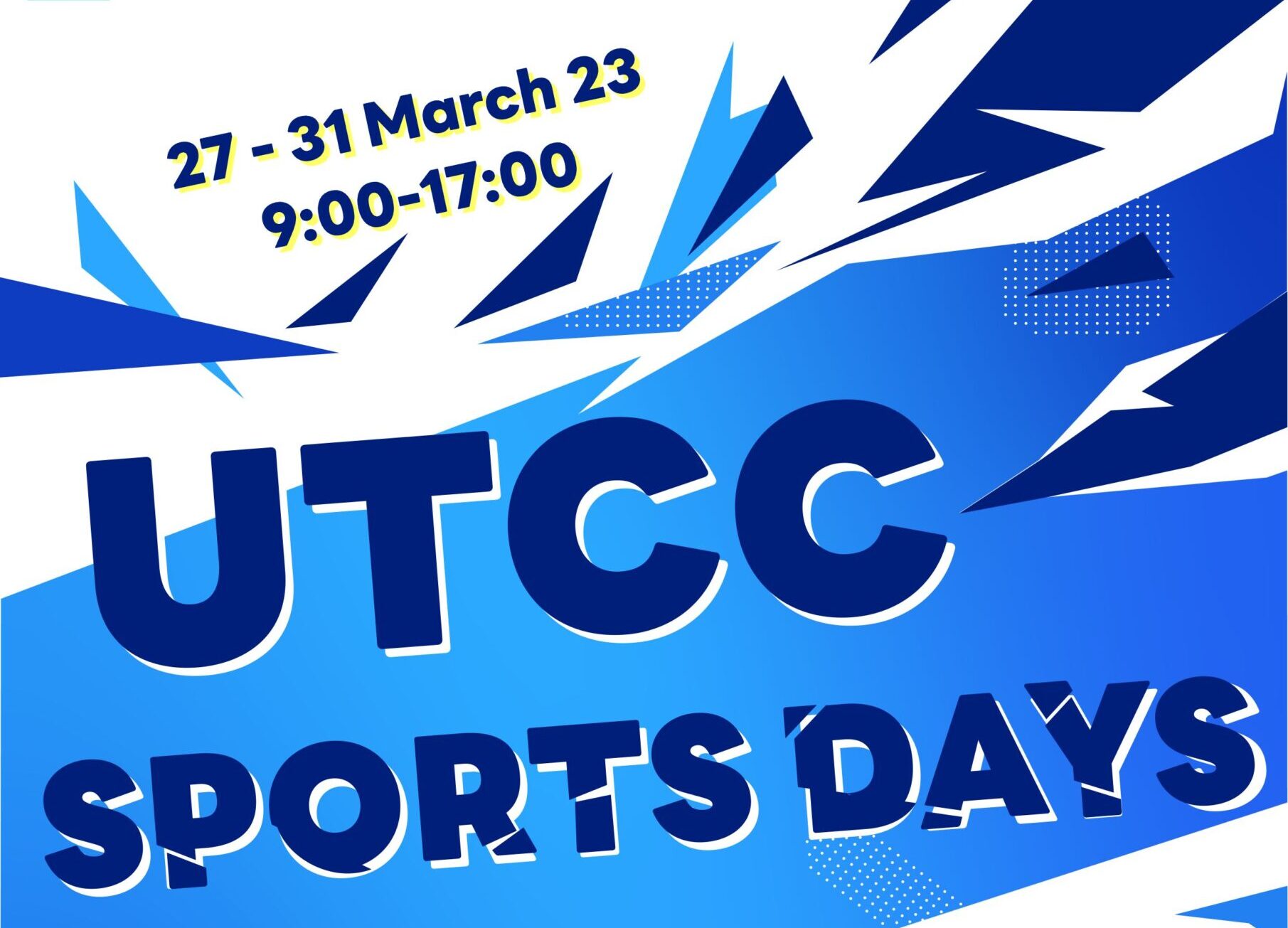 ขอเชิญชมและร่วมแข่งกีฬา การแข่งขันกีฬา UTCC SPORTS DAYS 2023 ...
